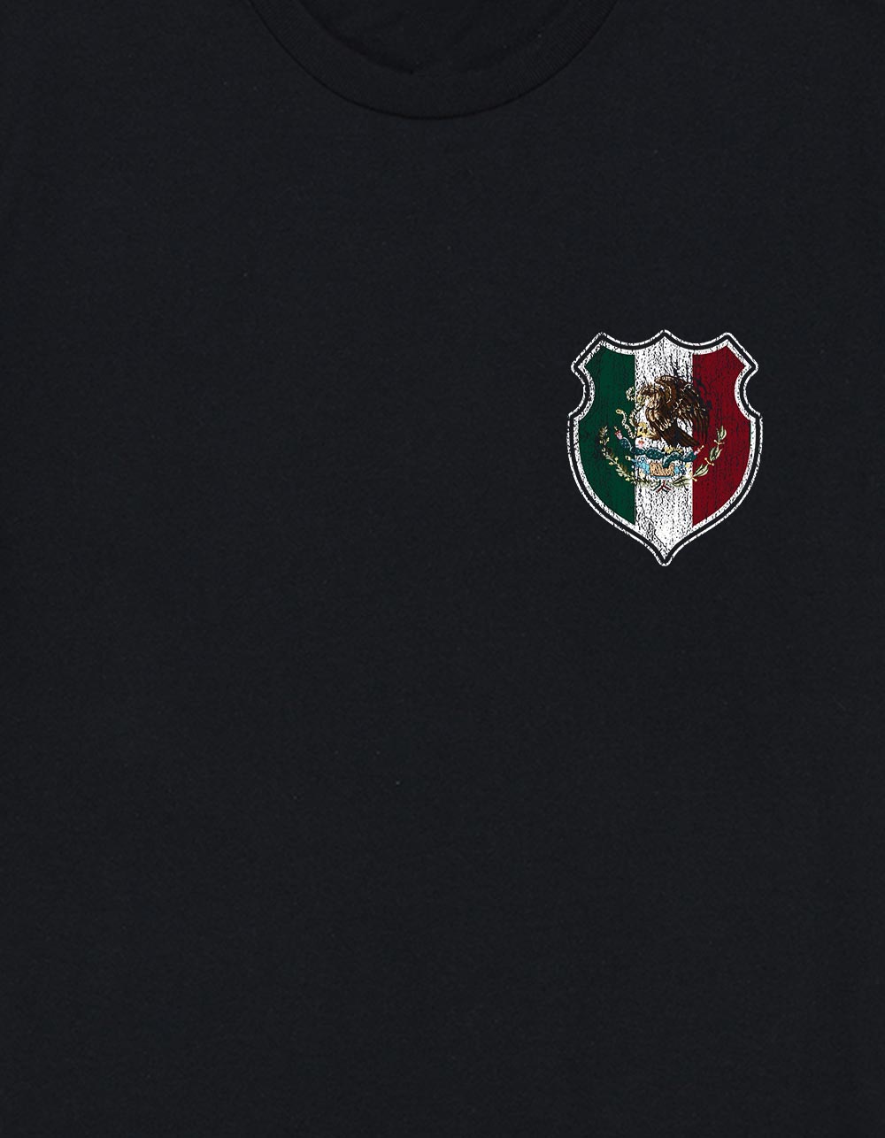 MEXICO Soccer Arena Distressed Unisex Tee - BLACK