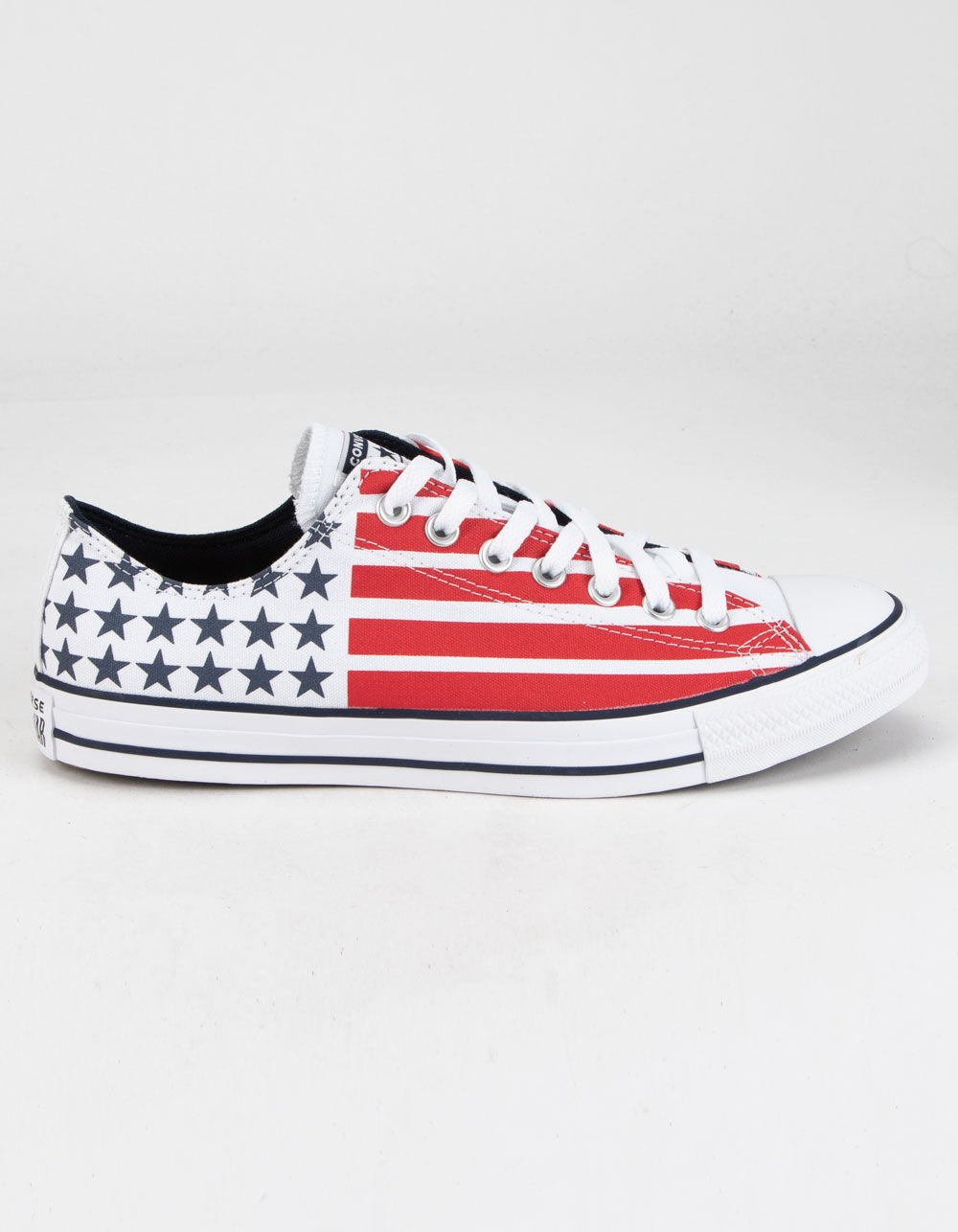 CONVERSE Stars Stripes Chuck Taylor All Star Low Top Shoes - RED/WHITE/NAVY | Tillys