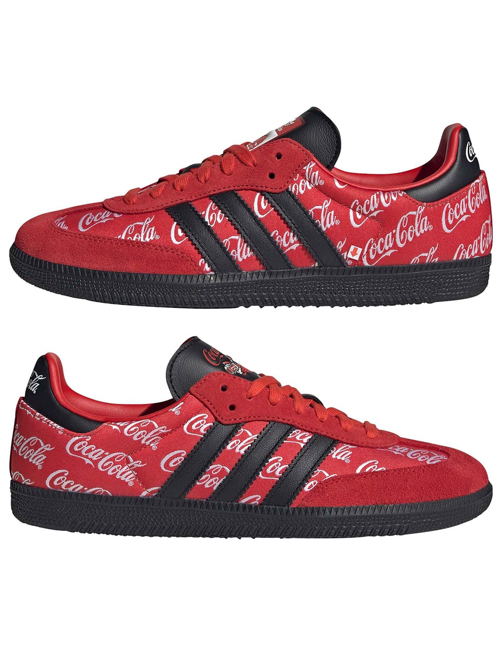 ADIDAS x Coca-Cola Samba OG Shoes - RED/BLK