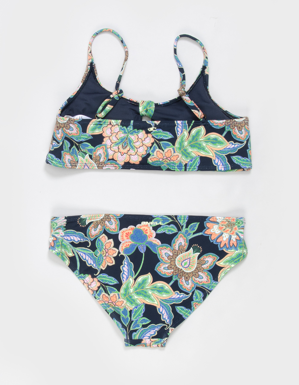 O'NEILL Mermaid Floral Girls Bralette Bikini Set - BLUE COMBO