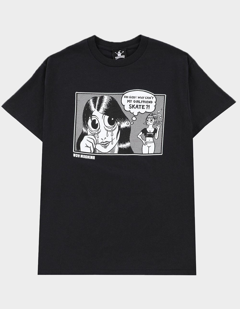 THRASHER x Toy Machine Girlfriend Mens Tee - BLACK