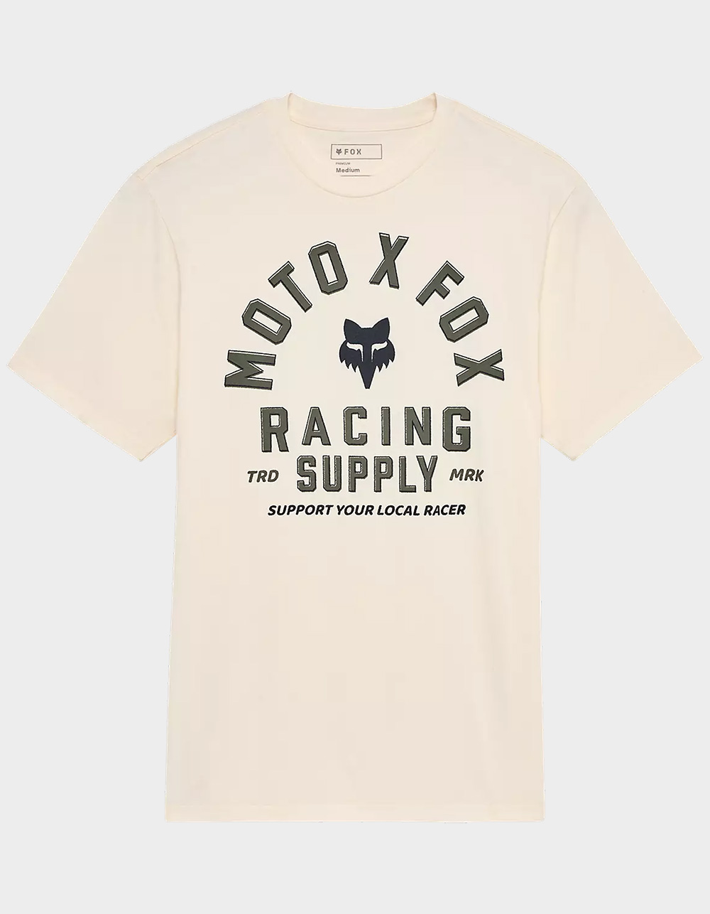 FOX Local Racer Mens Tee - OFF WHITE