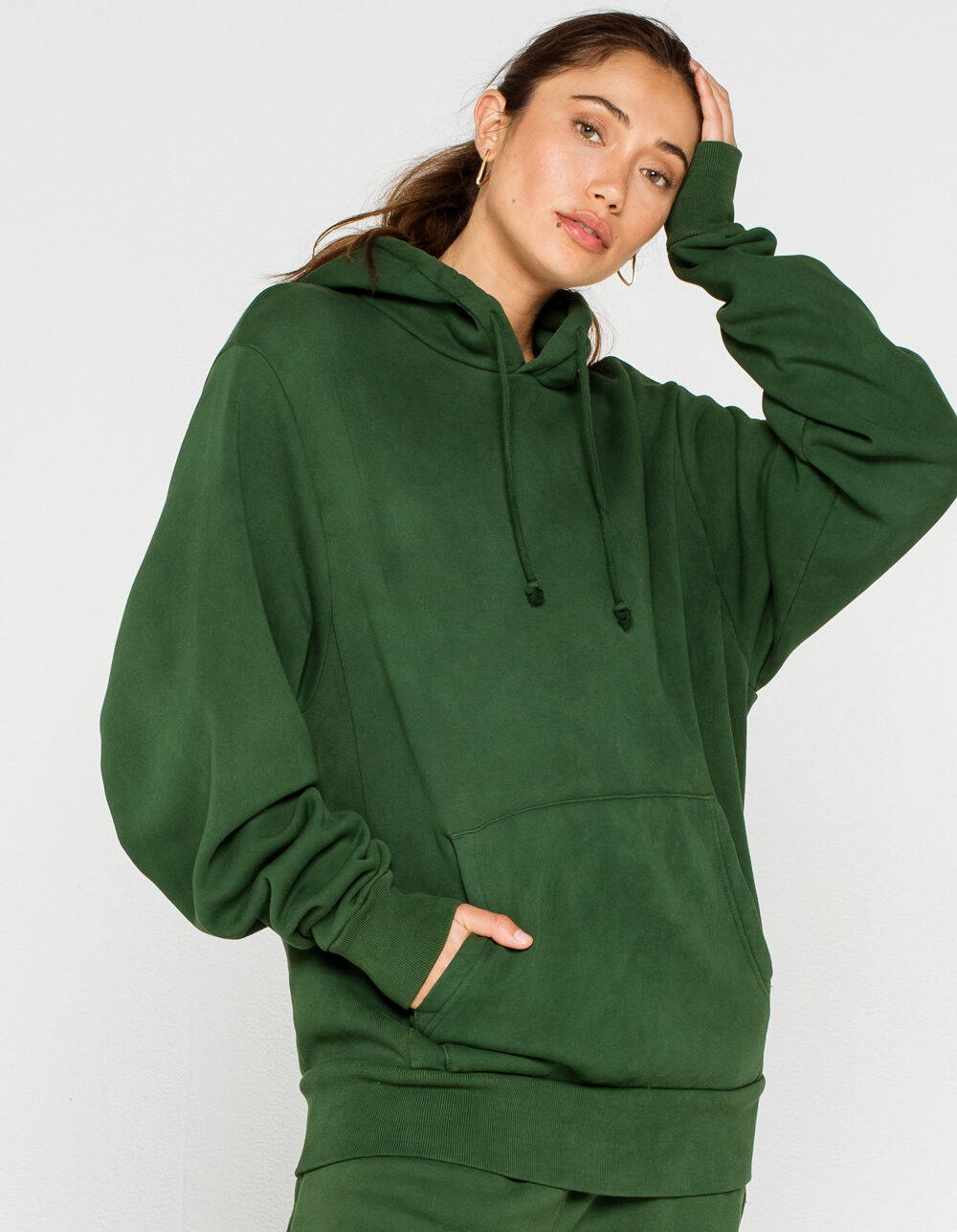 MADE Womens Green Hoodie Sweatshirt - GREEN | Tillys