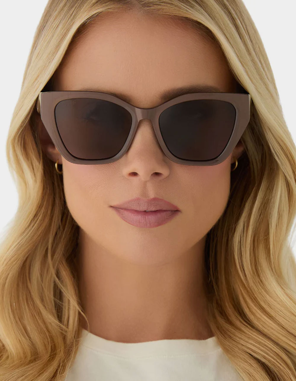 DIFF EYEWEAR Evie Sunglasses - BROWN