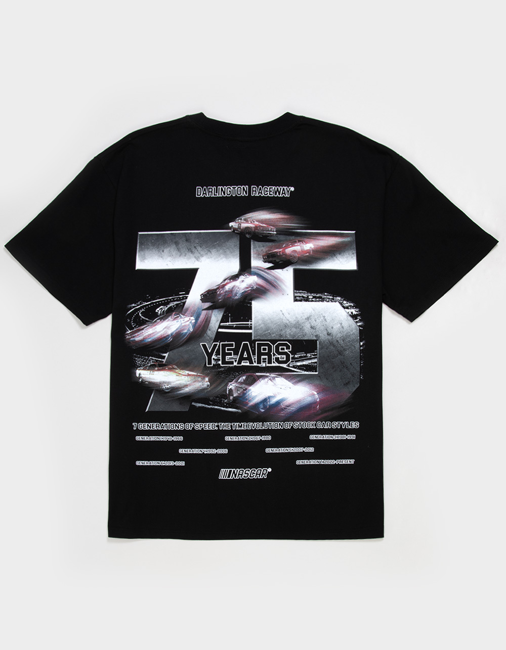 TILLYS x NASCAR Darlington 75 Mens Tee - BLACK