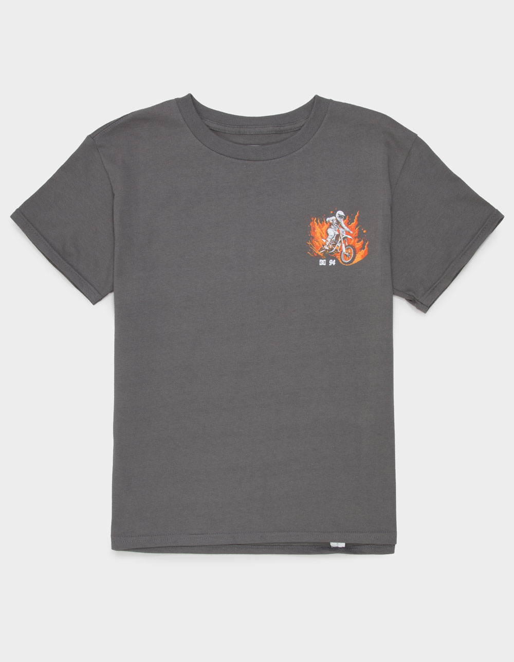 DC SHOES Leading The Pack Boys Tee - CHARCOAL