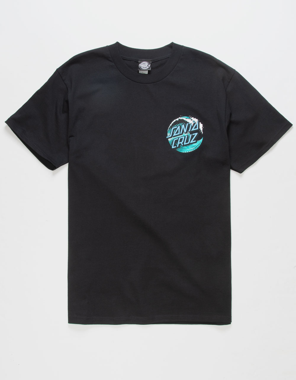 SANTA CRUZ Wave Dot Mens Tee - BLACK