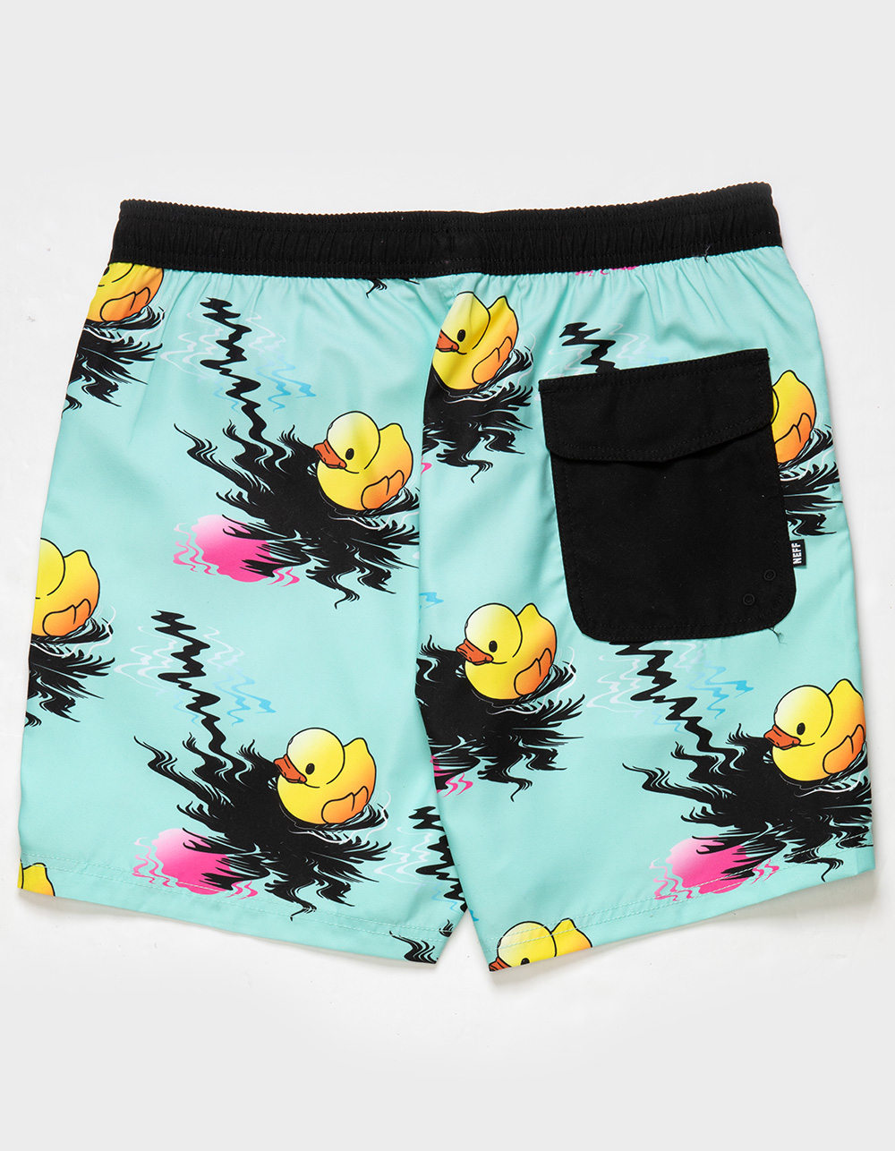 NEFF Ducky Float On Mens 17'' Volley Shorts - TEAL BLUE