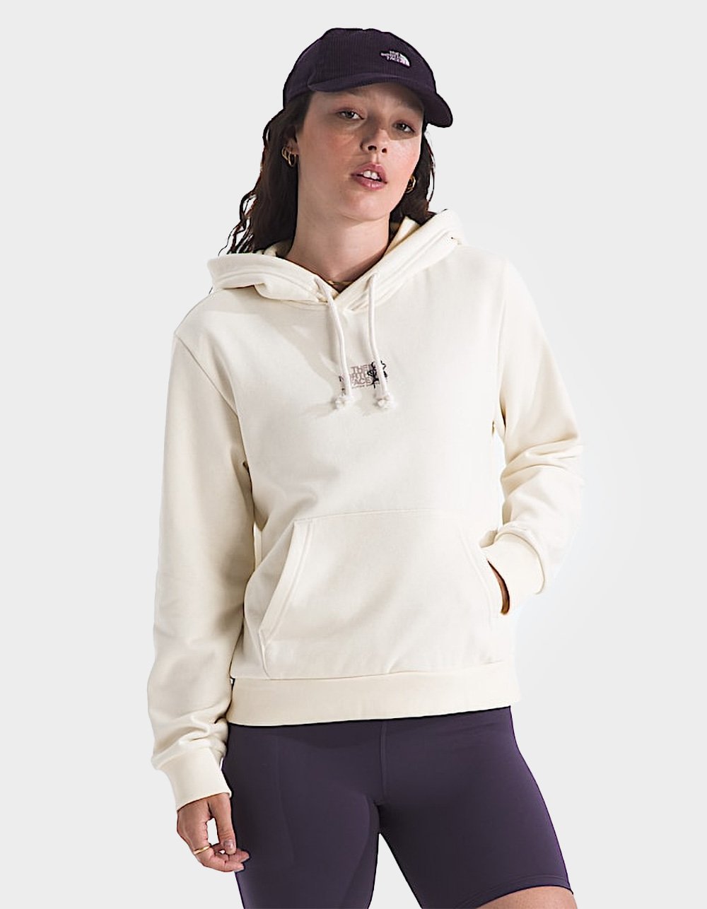 THE NORTH FACE Midnight Ember Womens Hoodie - OFF WHITE