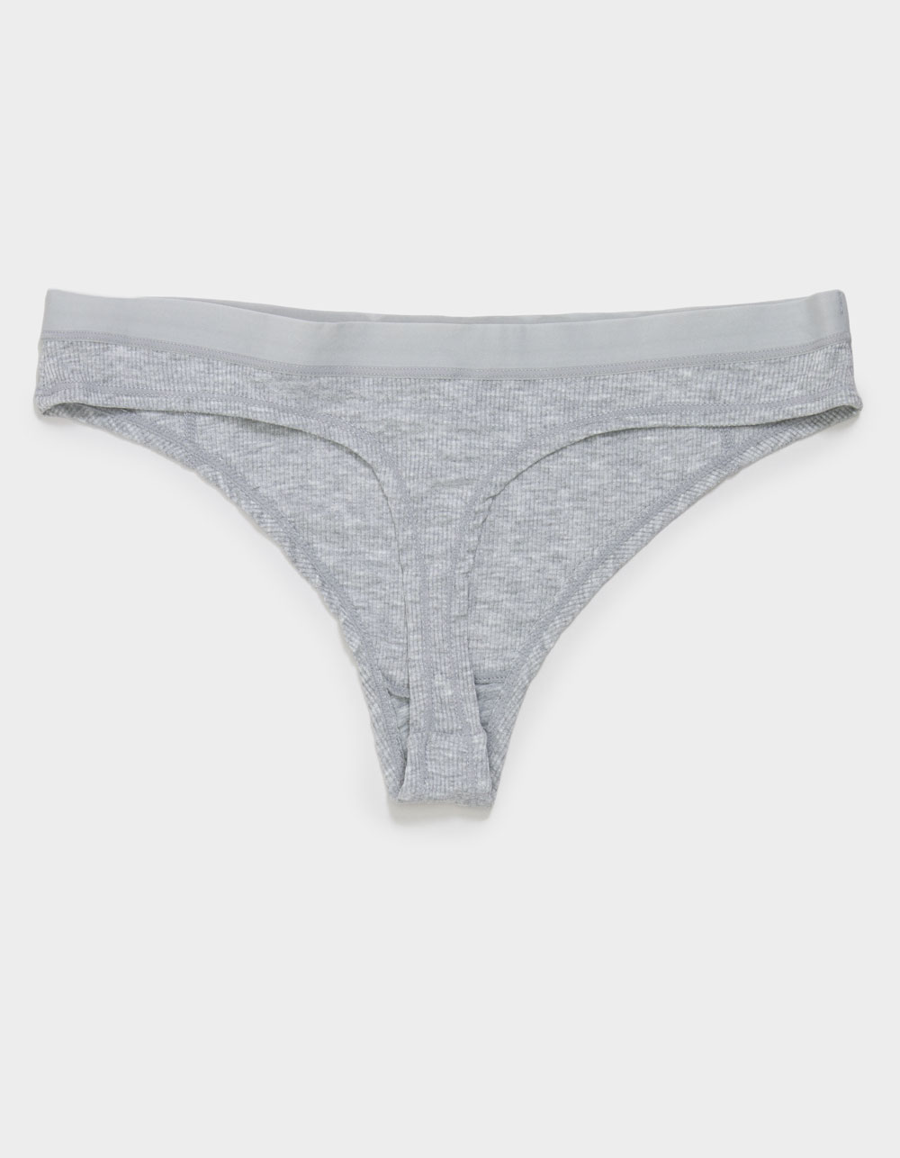 FULL TILT Stitch Thong - HEATHER GRAY