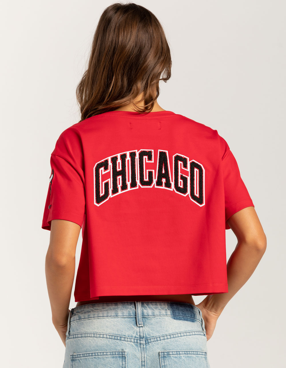 PRO STANDARD Chicago Bulls Womens Crop Tee