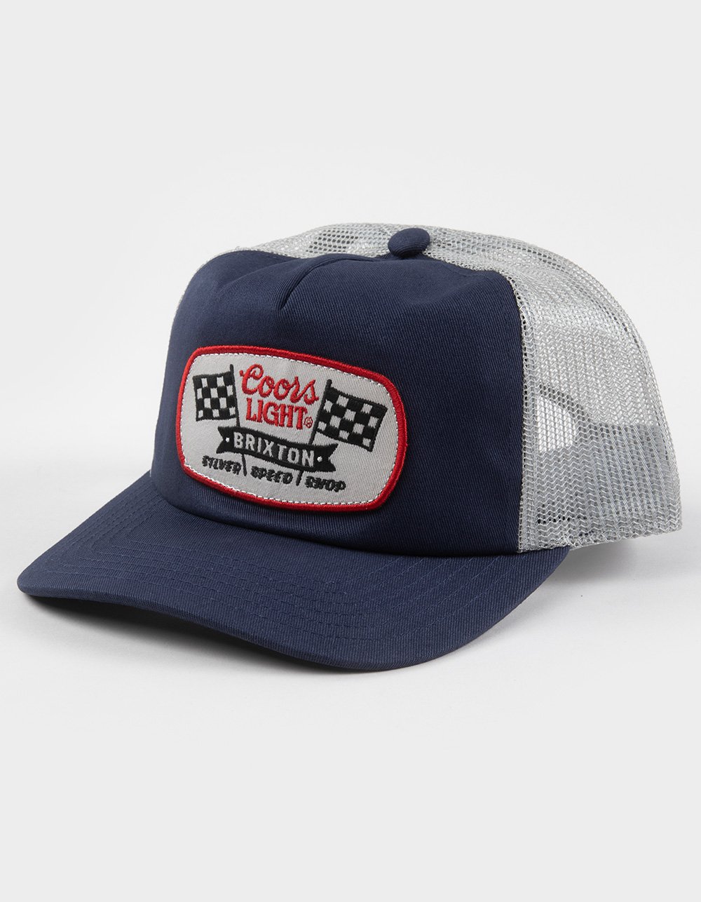 BRIXTON Coors Light Pitstop Trucker Hat - BLUE COMBO