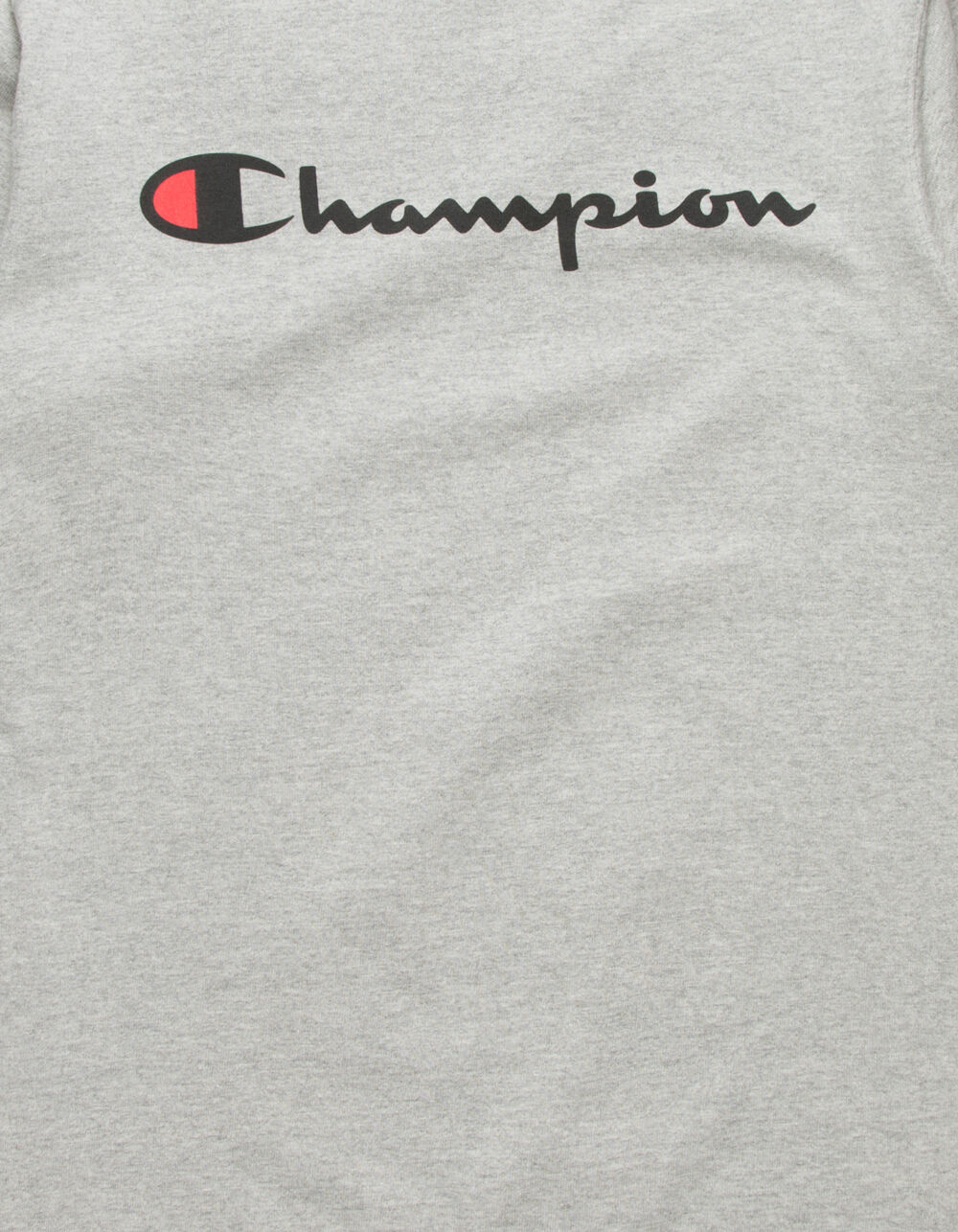 CHAMPION Script Logo Grey Mens T-Shirt - GREY | Tillys