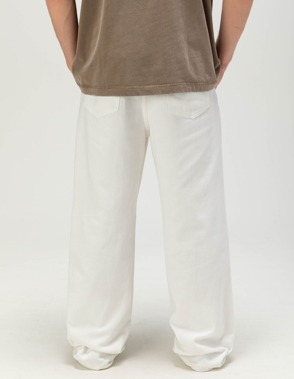 RSQ Mens Baggy Jeans - WHITE