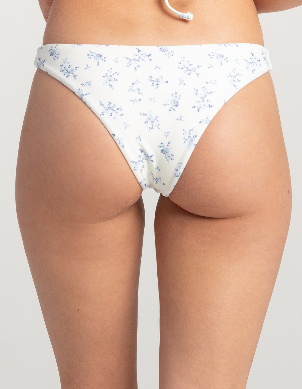 FULL TILT Lily Skimpy Bikini Bottoms - WHITE COMBO