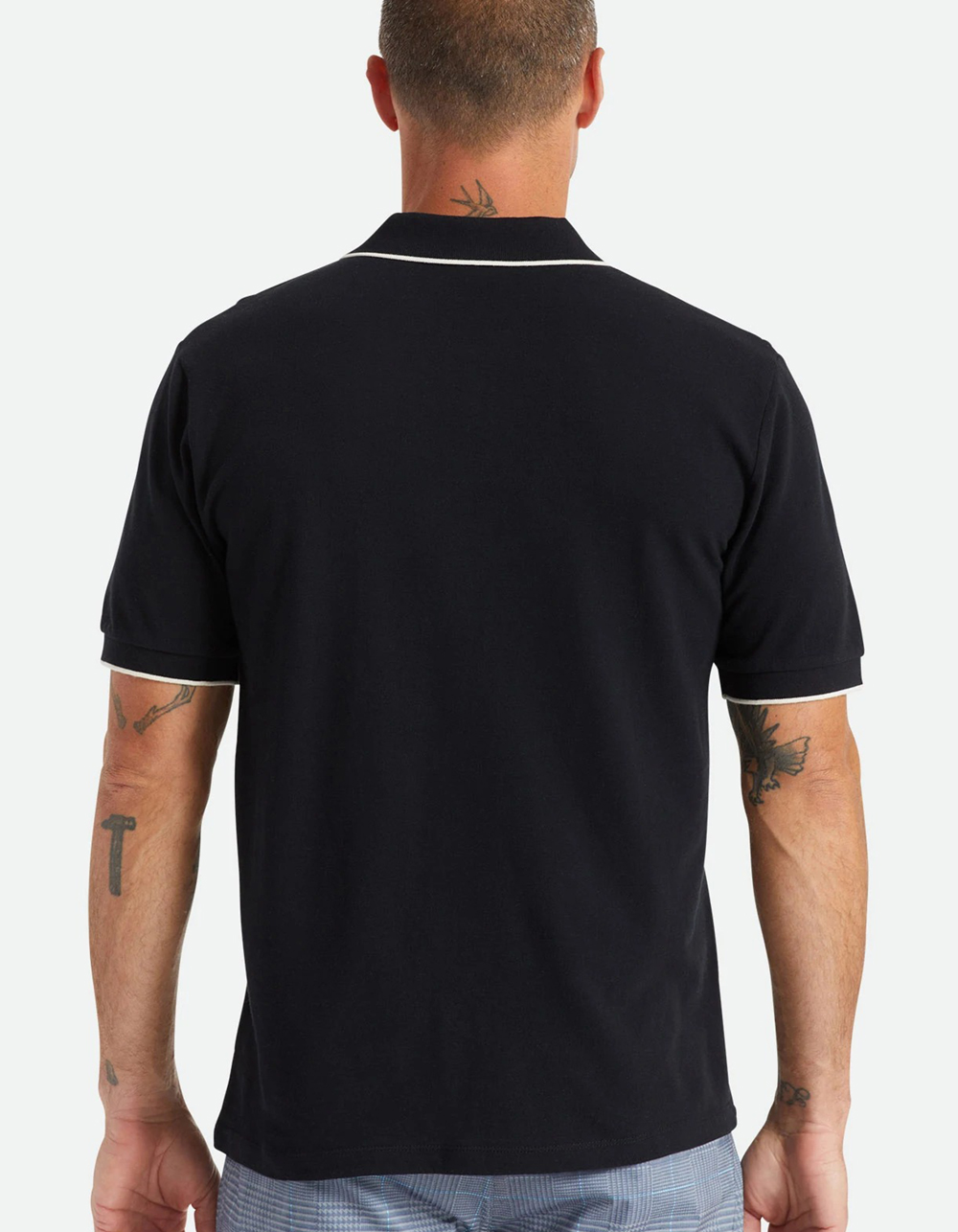 BRIXTON Proper Mens Polo Shirt - BLACK | Tillys