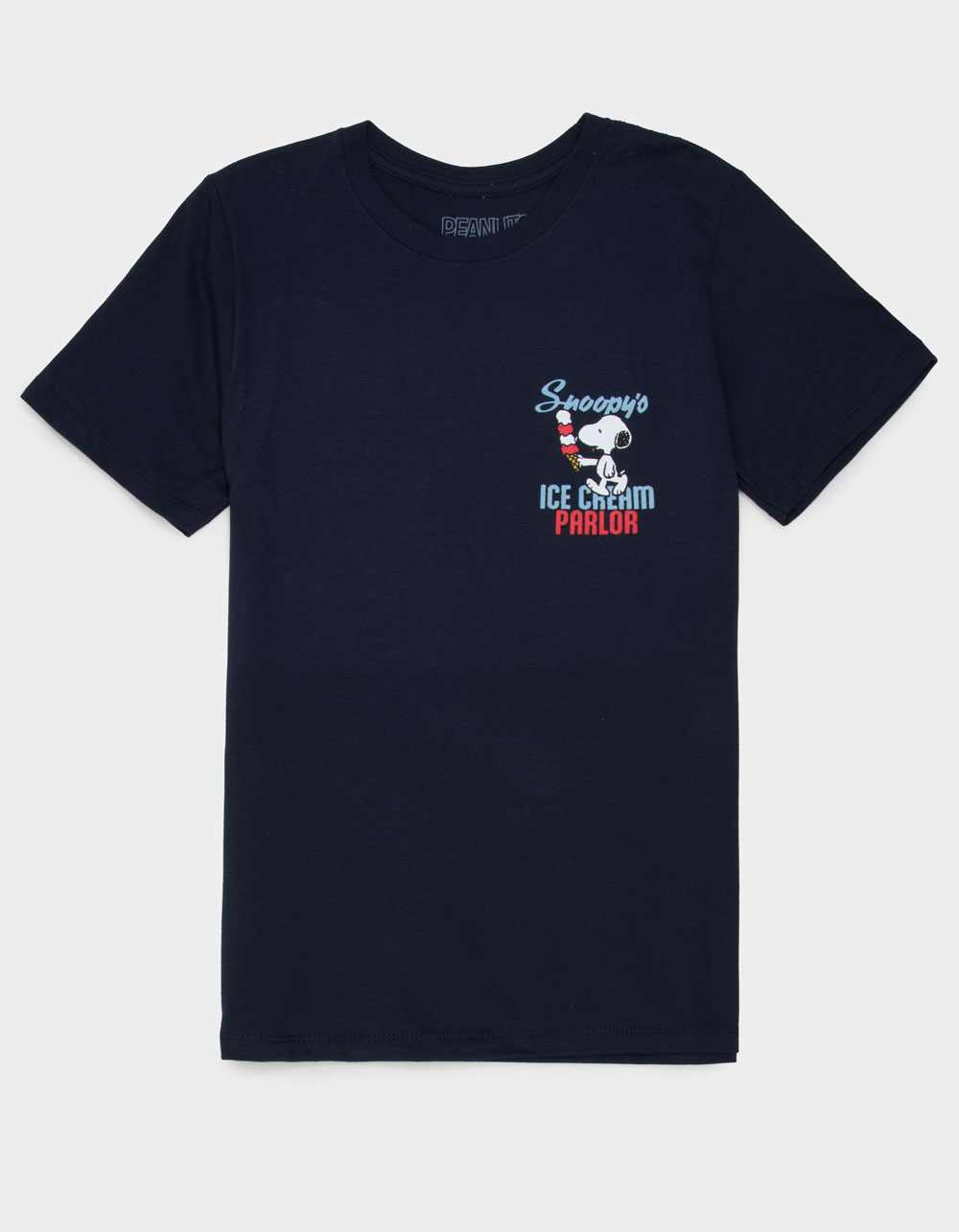 PEANUTS Ice Cream Parlor Boys Tee - NAVY