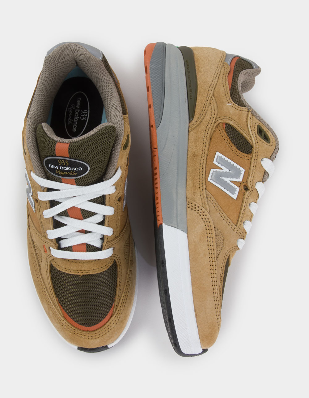 NEW BALANCE Numeric Andrew Reynolds 933 Mens Skate Shoes - BROWN COMBO