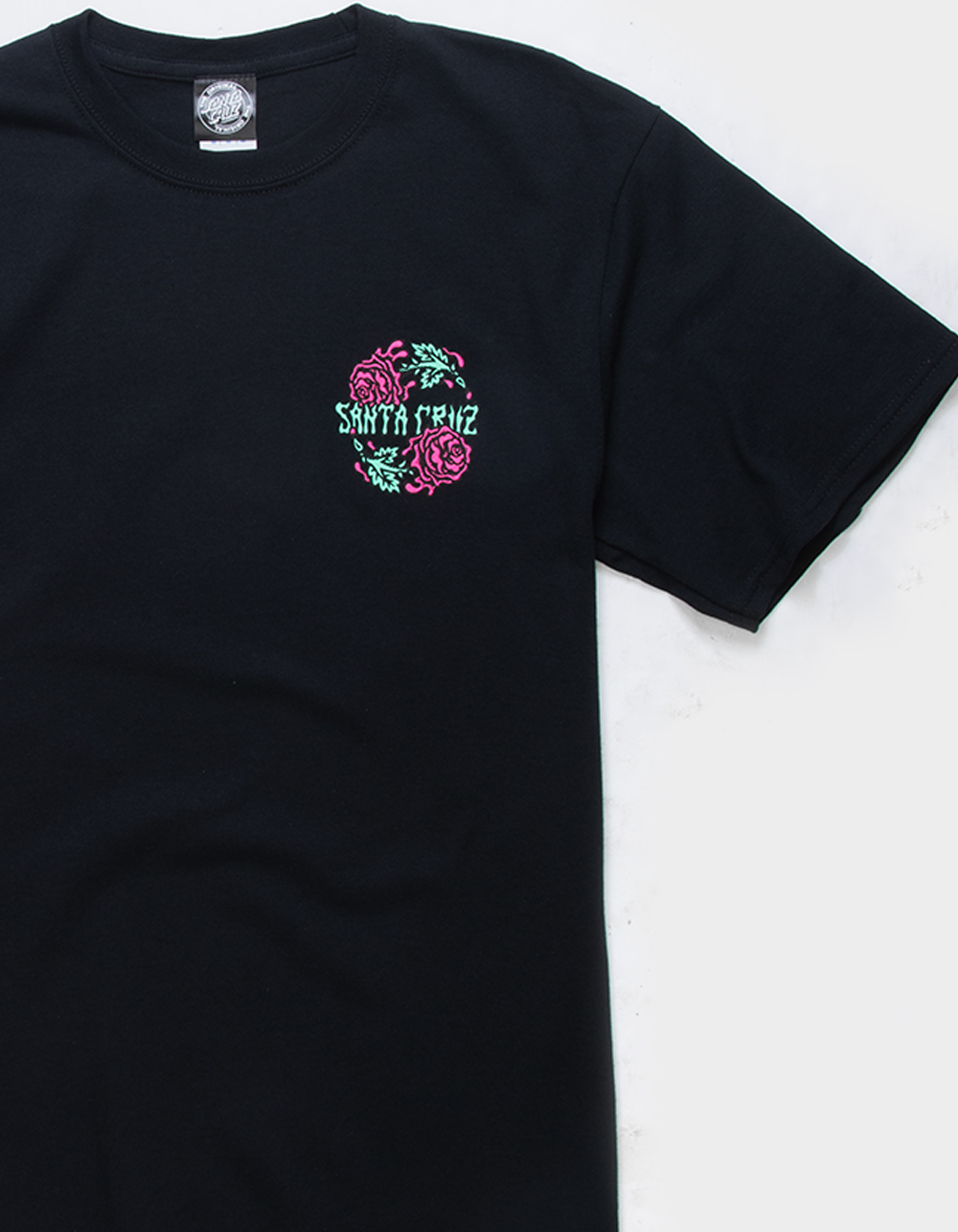 OLD Santa Cruz DRESSEN ROSE 薔薇Tシャツ XL 灰 トップス