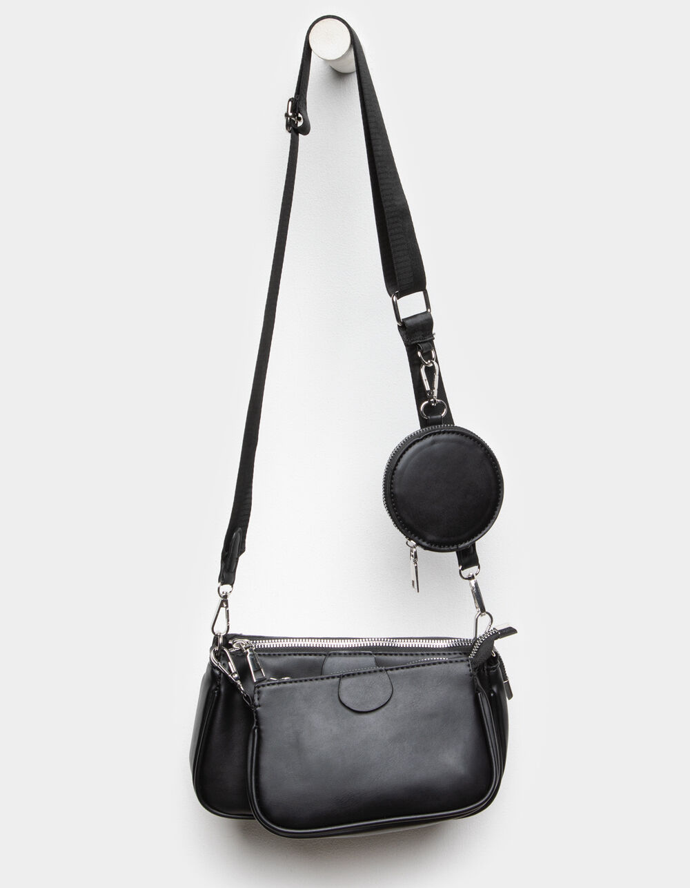 Multi Pocket Crossbody Bag BLACK Tillys