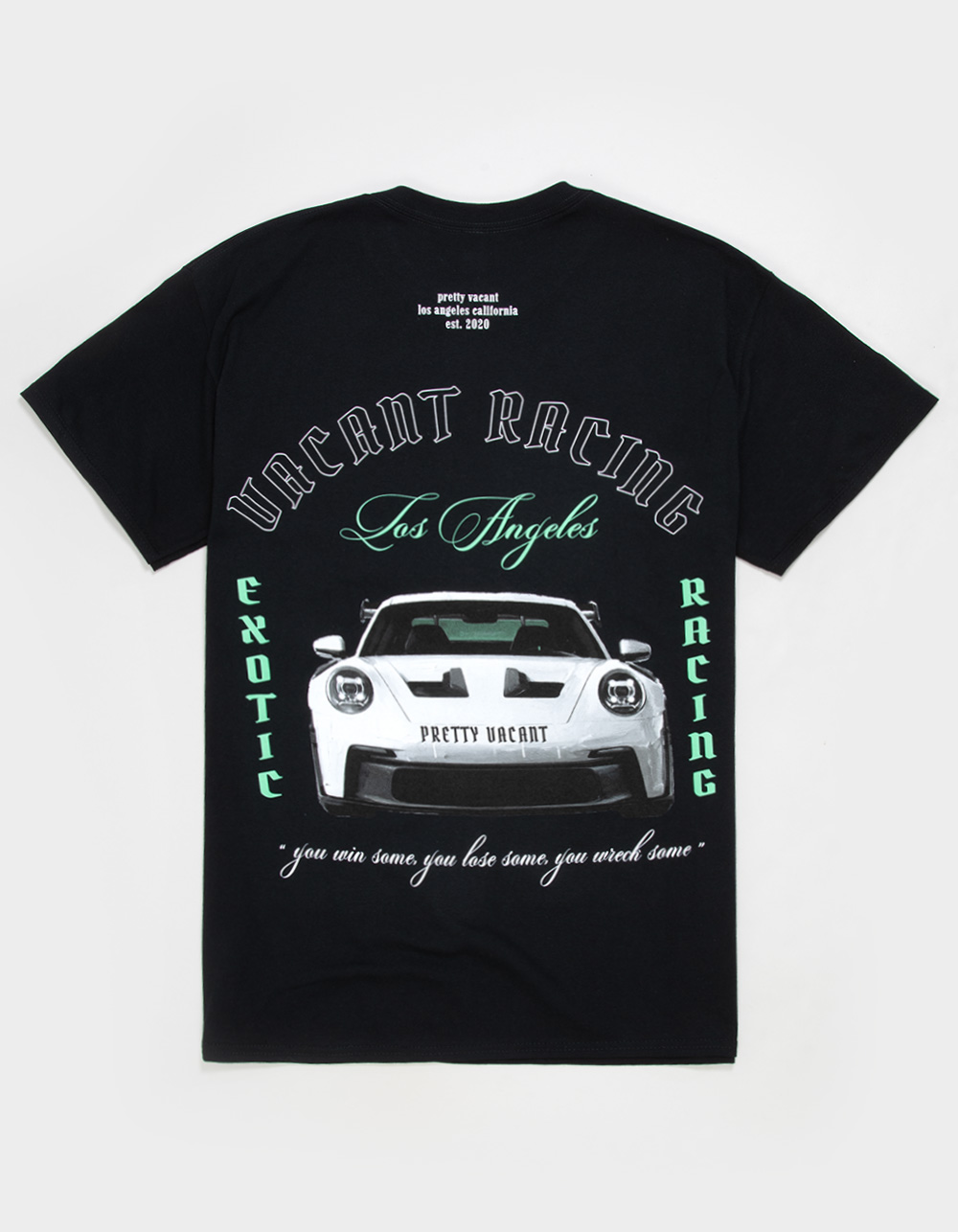 PRETTY VACANT Exotic Racing Mens Tee - BLACK