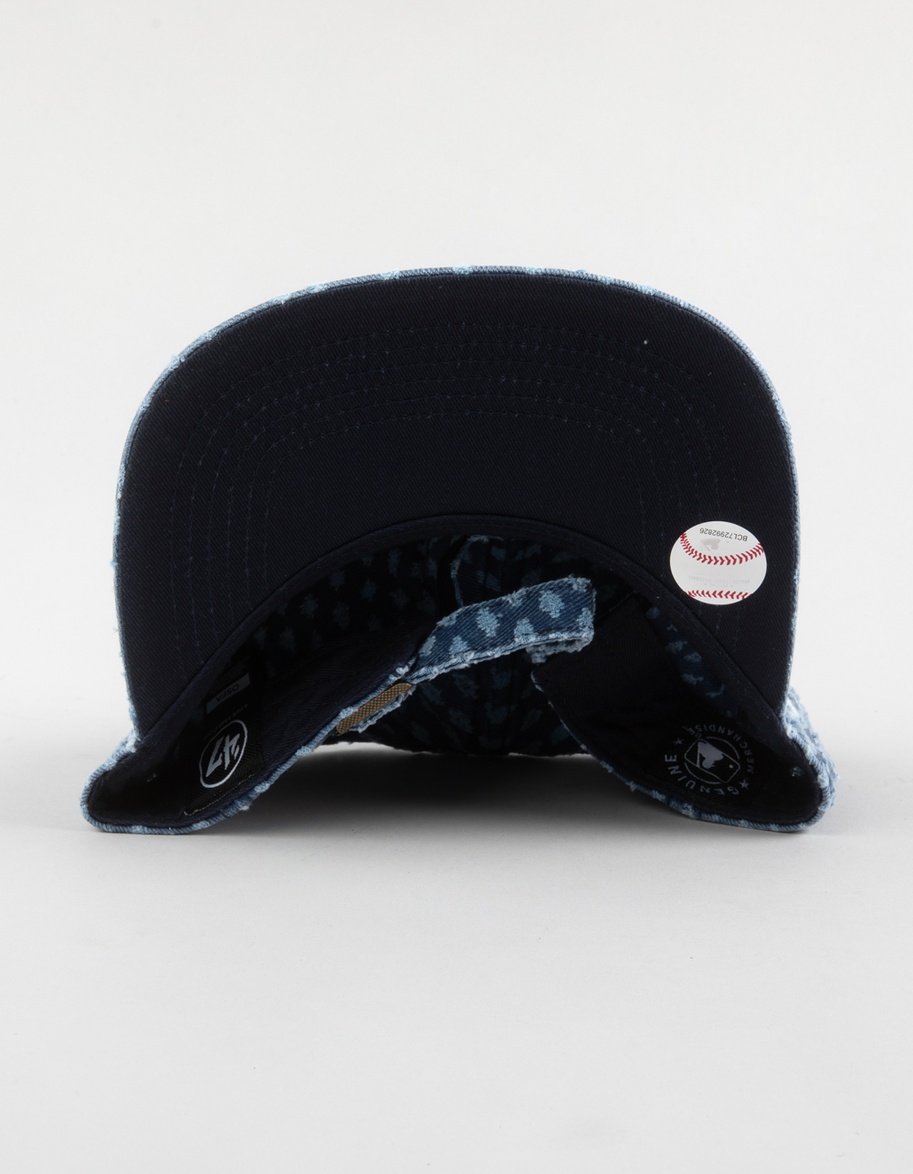 47 BRAND Los Angeles Dodgers Worn In '47 Hitch Strapback Hat - DENIM