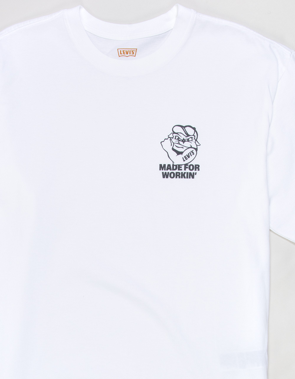 LEVI'S Made For Workin' Mens Tee - WHITE