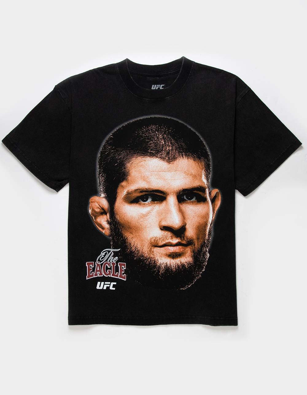 UFC The Eagle Khabib Nurmagomedov Mens Boxy Tee - BLACK