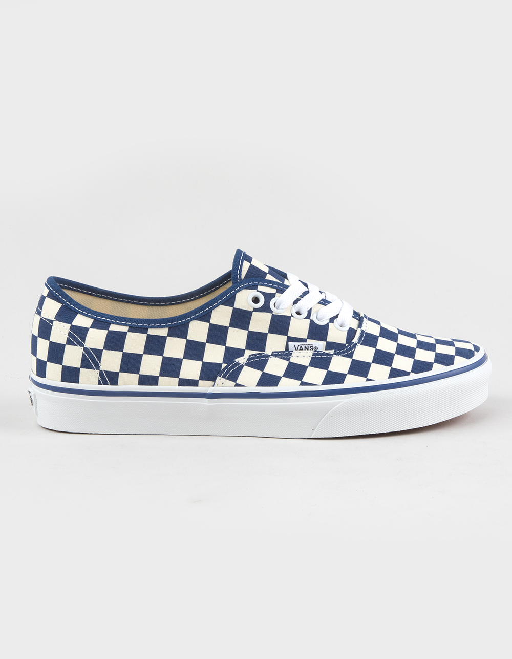 VANS Authentic Checkerboard Shoes - BLUE COMBO