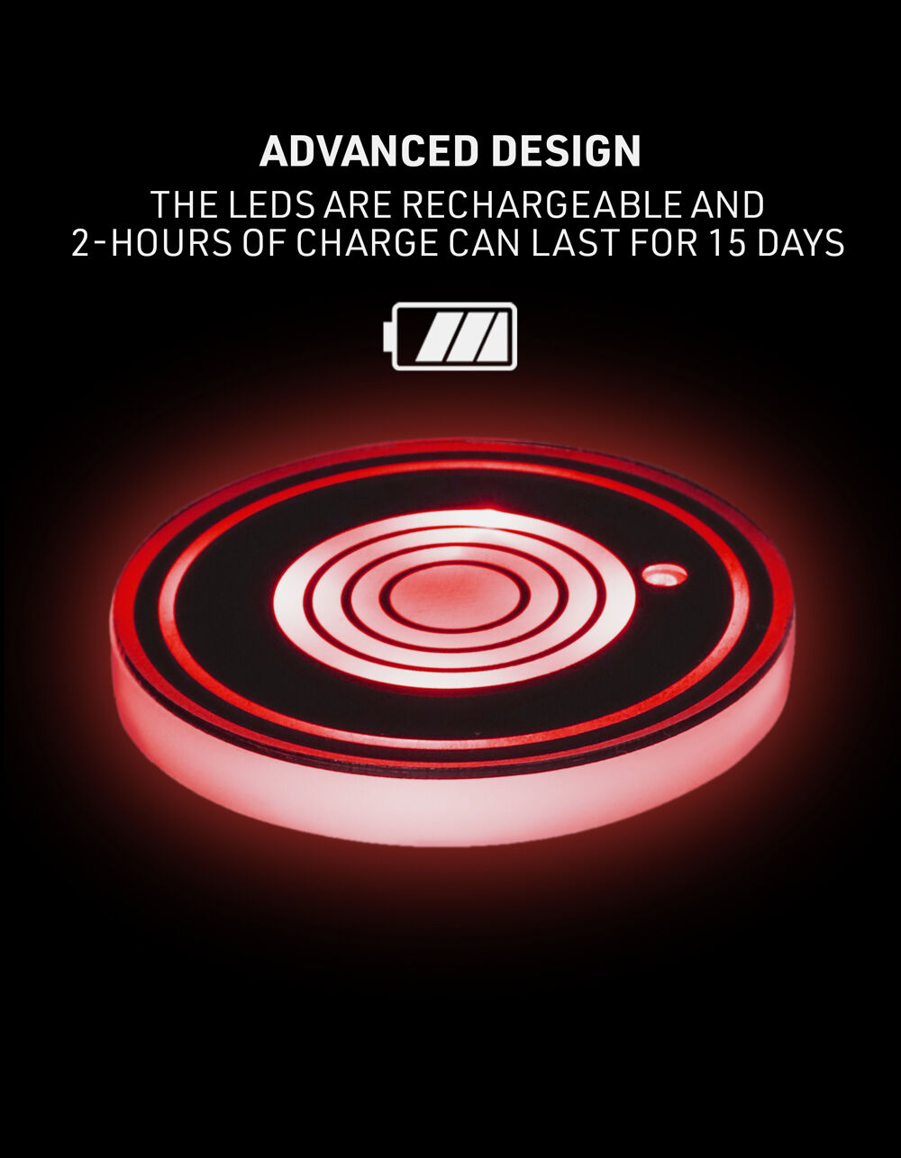 XTREME AUTO MultiColor LED Cup Light 2 Pack MULTI Tillys