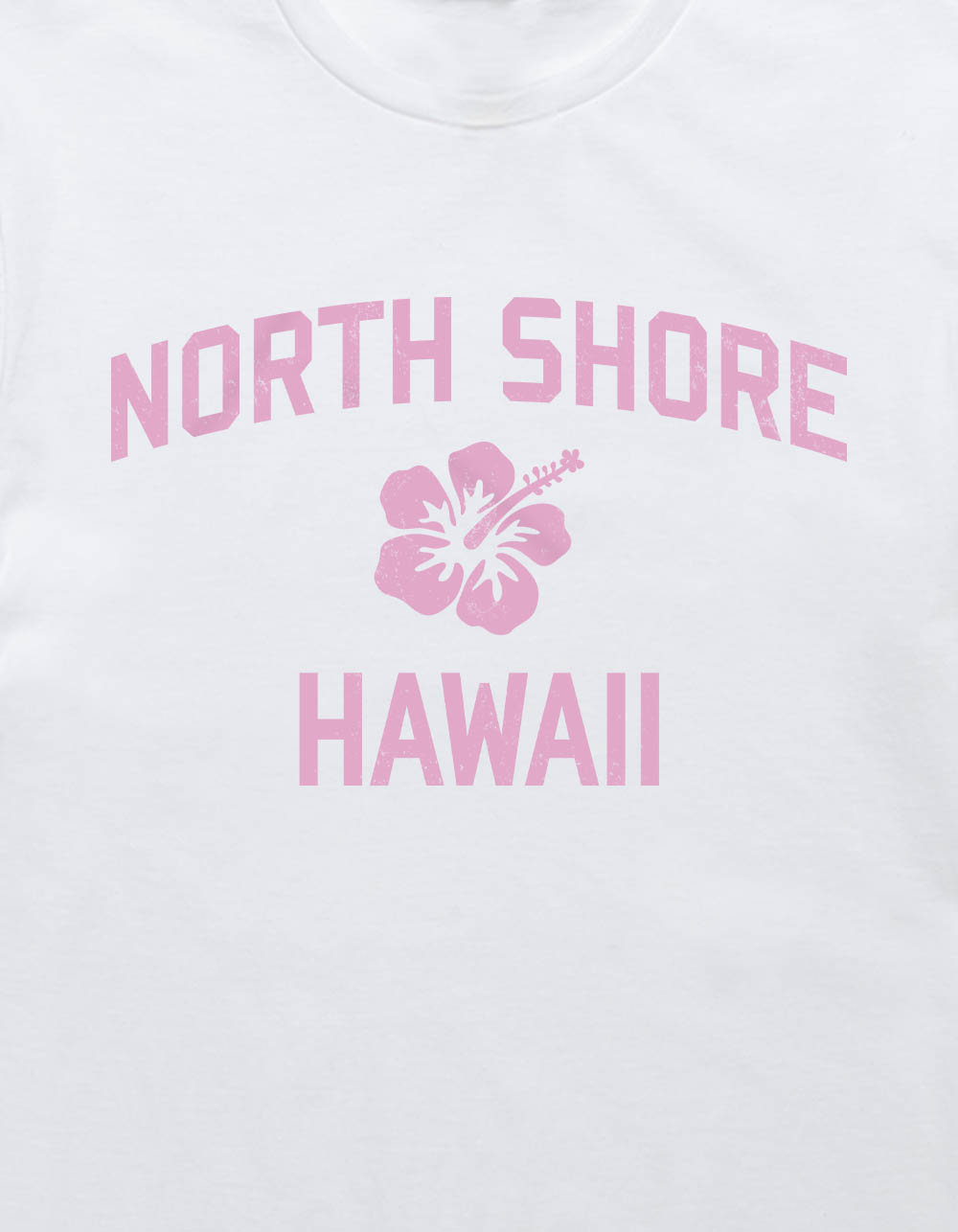 HAWAII North Shore Hibiscus Unisex Tee - WHITE