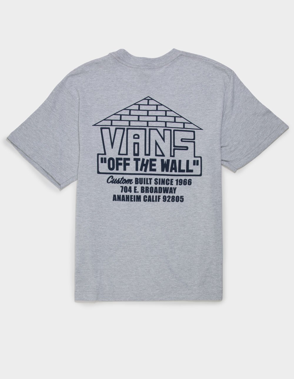 VANS Custom Built Mens Tee - GRAY