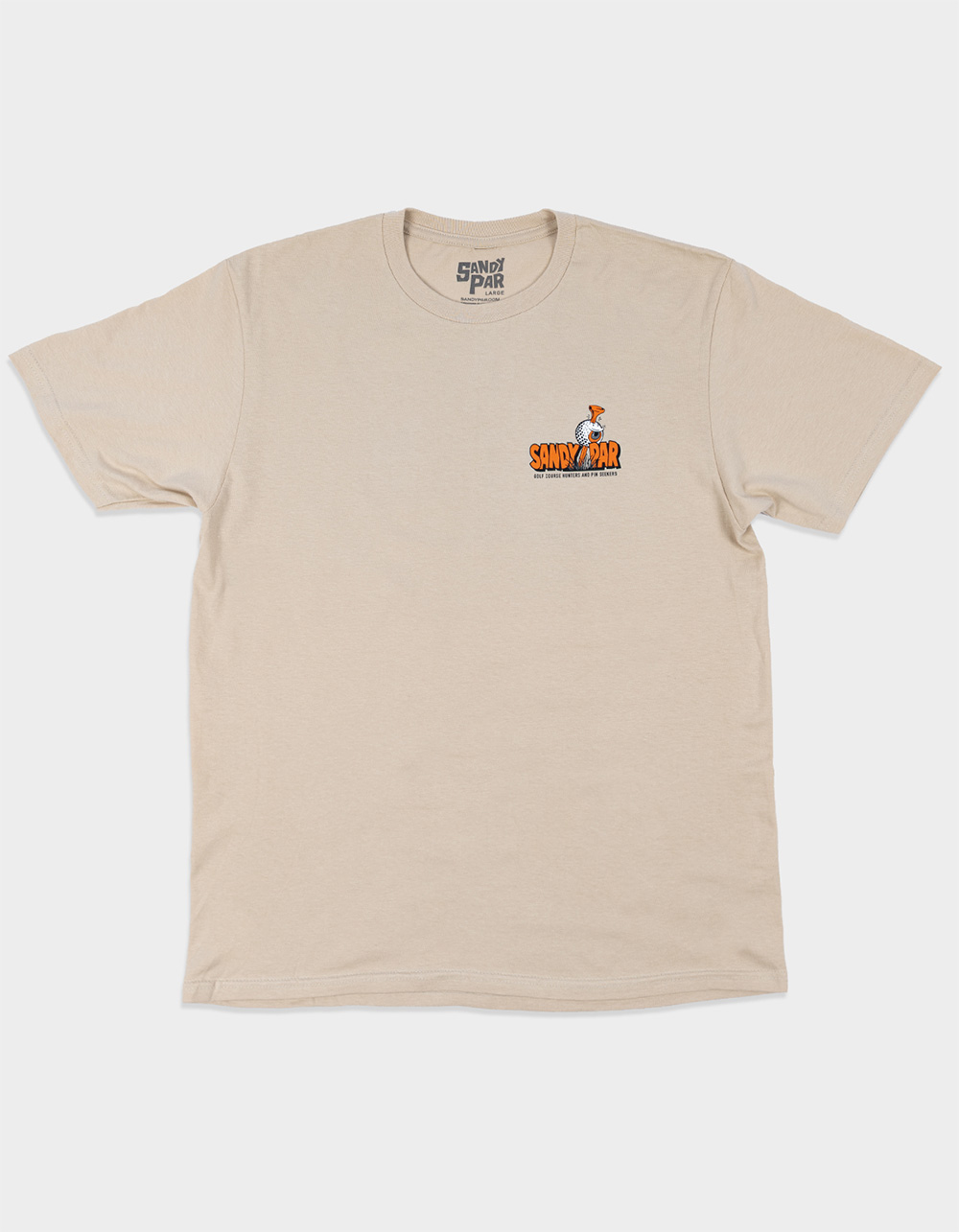 SANDY PAR Pinseekers Mens Tee - TAN