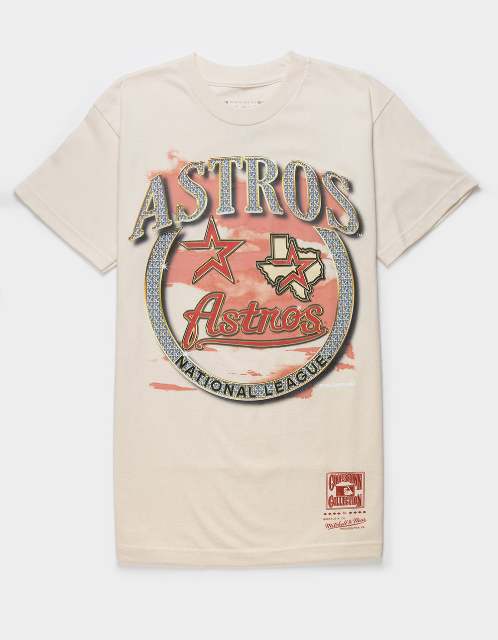MITCHELL & NESS Houston Astros Crown Jewels Mens Tee