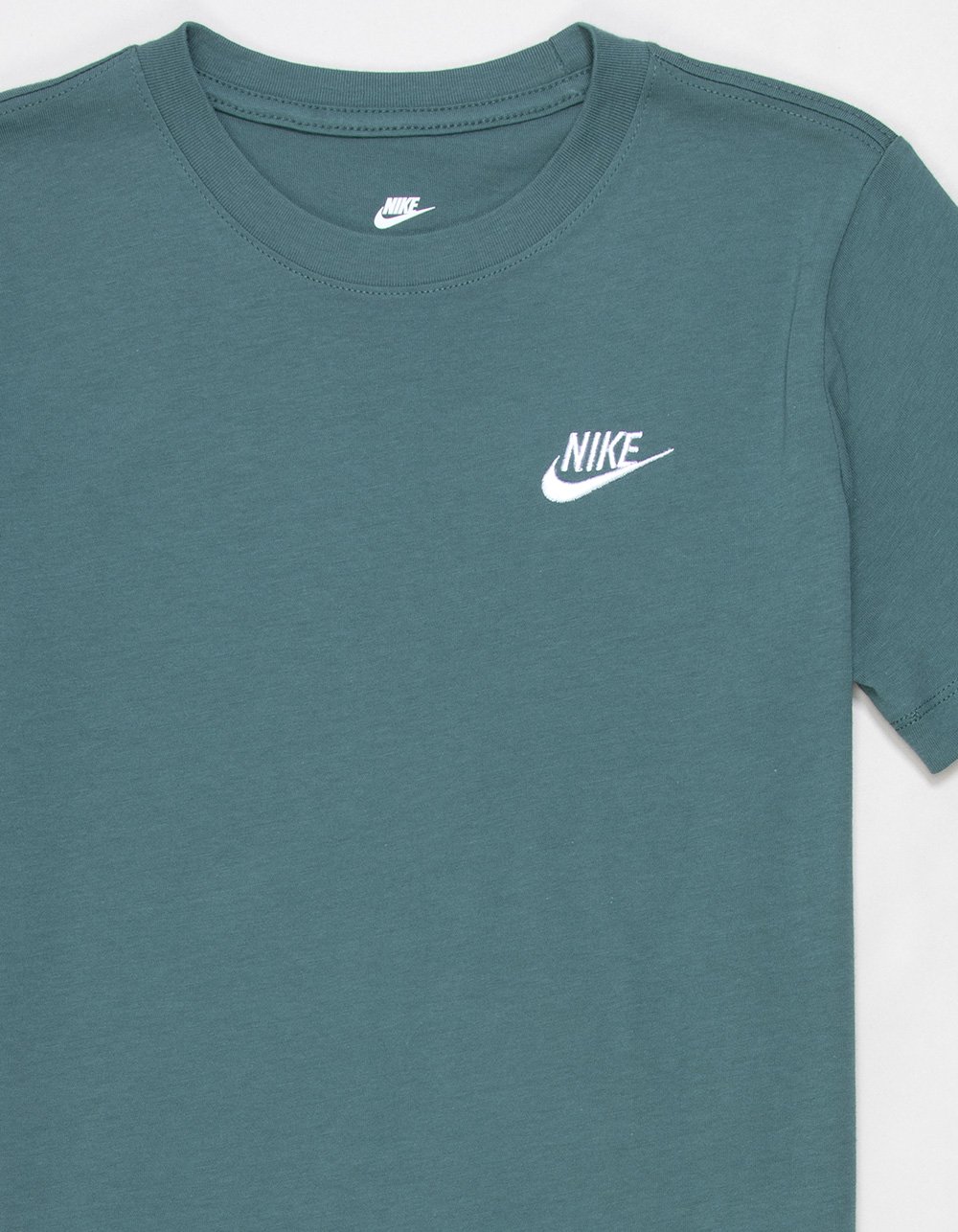 NIKE Sportswear Futura Embroidered Boys Tee - SLATE
