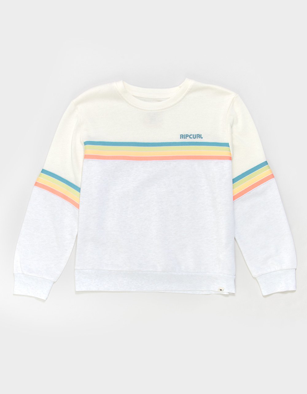 RIP CURL Surf Revival Girls Crewneck Sweatshirt - HEATHER GRAY