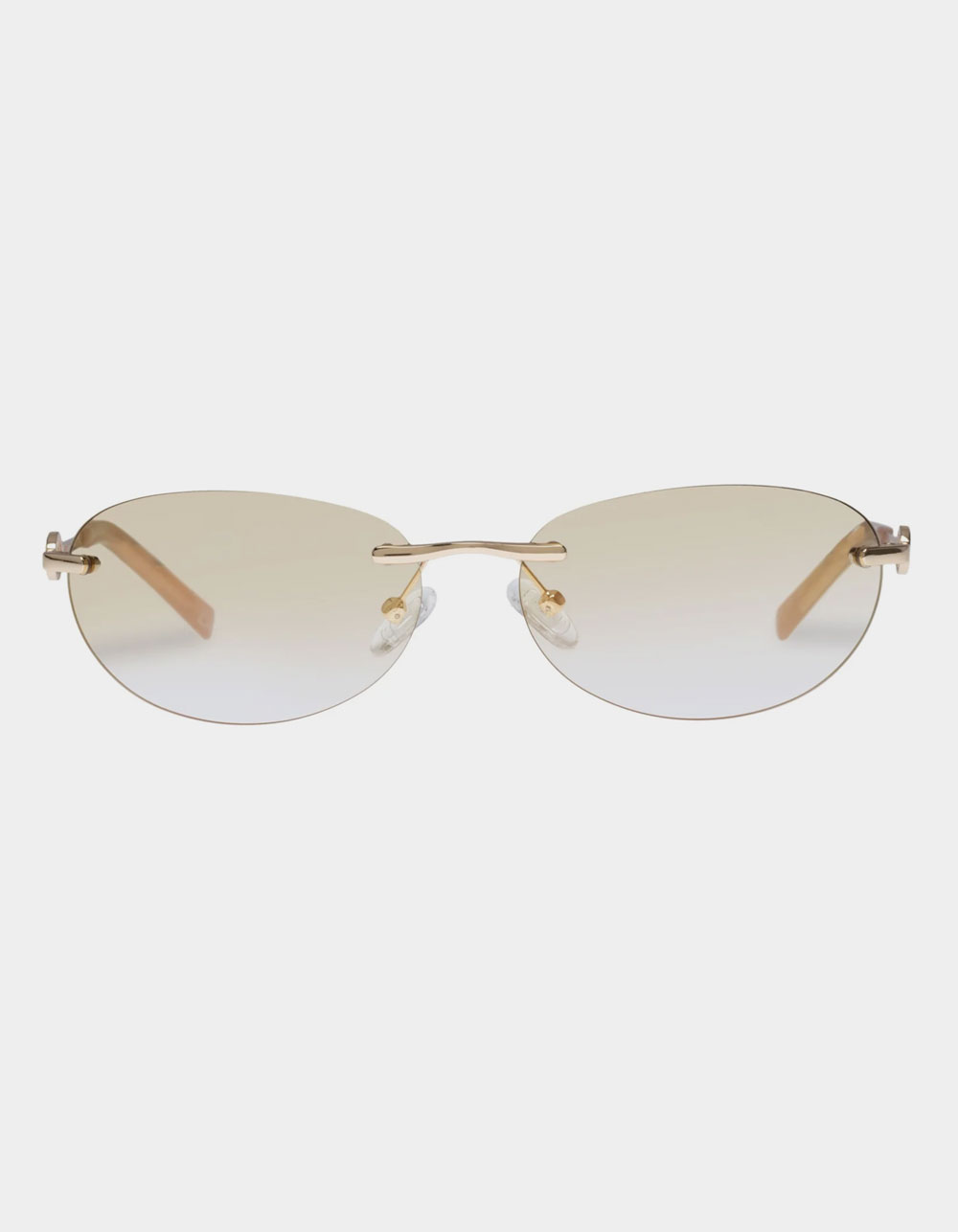 LE SPECS Slinky Sunglasses GOLD Tillys
