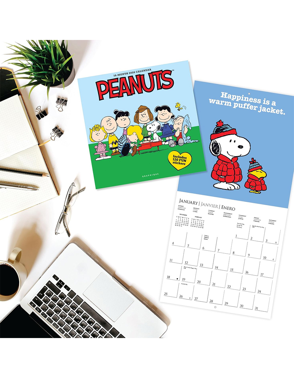 PEANUTS 2026 Calendar - MULTI