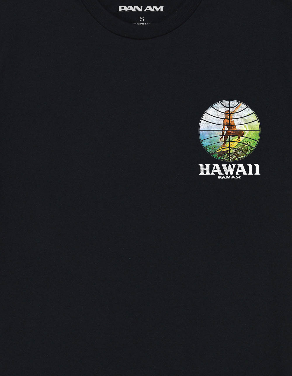 PAN AM Hawaii Surf Unisex Tee - BLACK