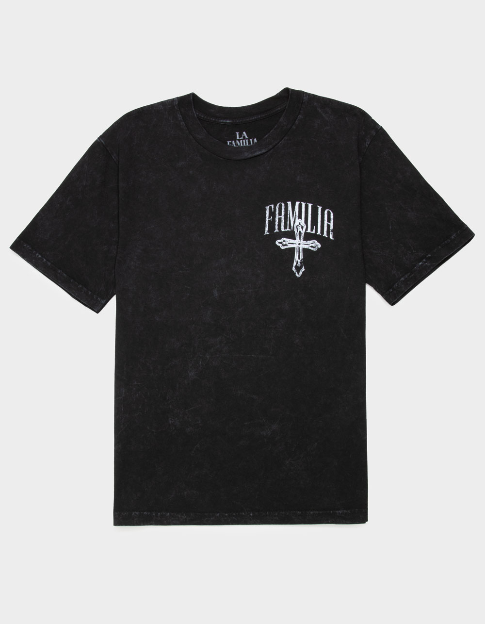 LA FAMILIA Angel Mens Tee - WASHED BLACK