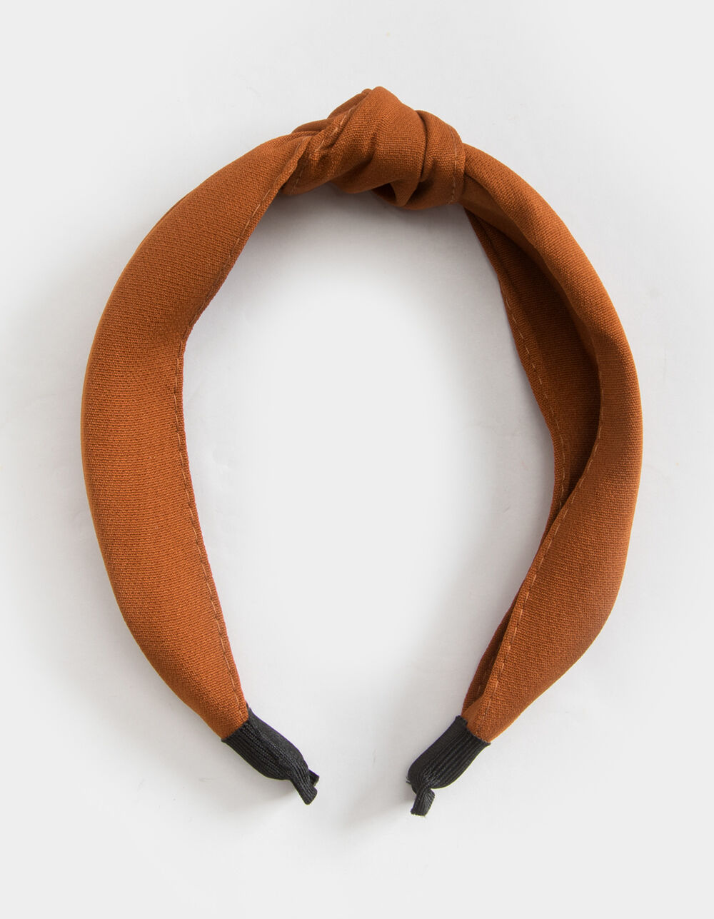 FULL TILT Solid Satin Knotted Brown Headband BROWN Tillys