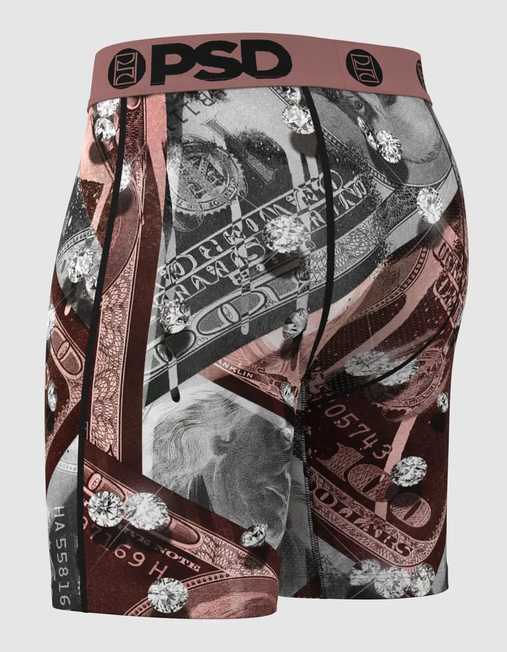 PSD Chrome Belt Mens Boxer Briefs - MULTI