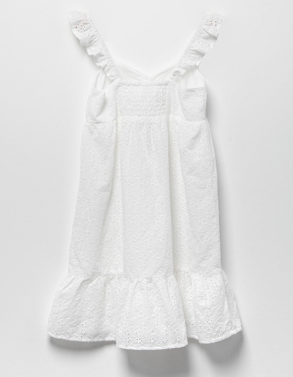 RSQ Girls Eyelet Cinch Front Dress - WHITE | Tillys
