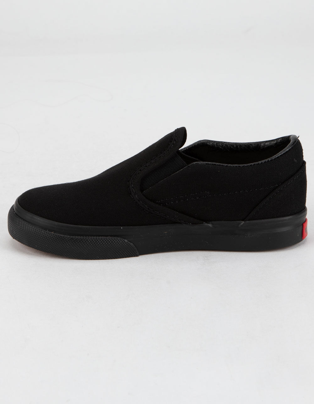 VANS Toddler Classic Slip-On Black Shoes image number 3