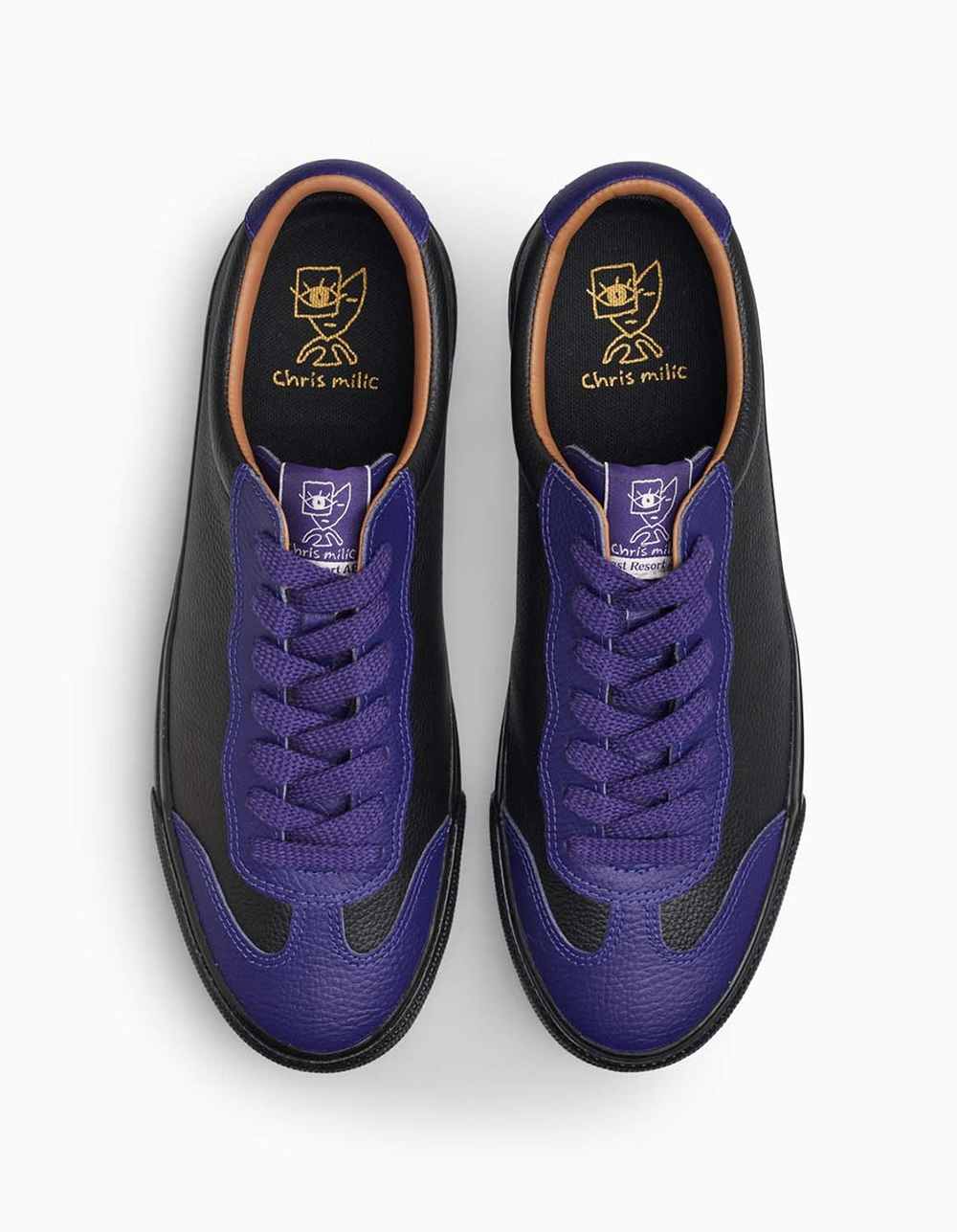 LAST RESORT AB VM004 Milic Mens Shoes - PURPLE/BLACK