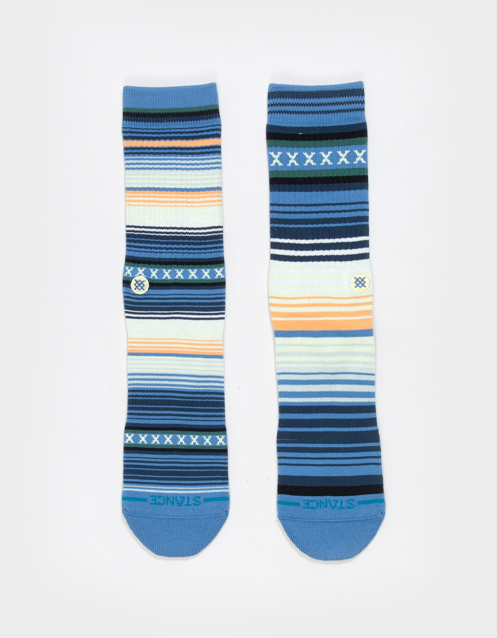STANCE Curren Mens Crew Socks - SKY BLUE