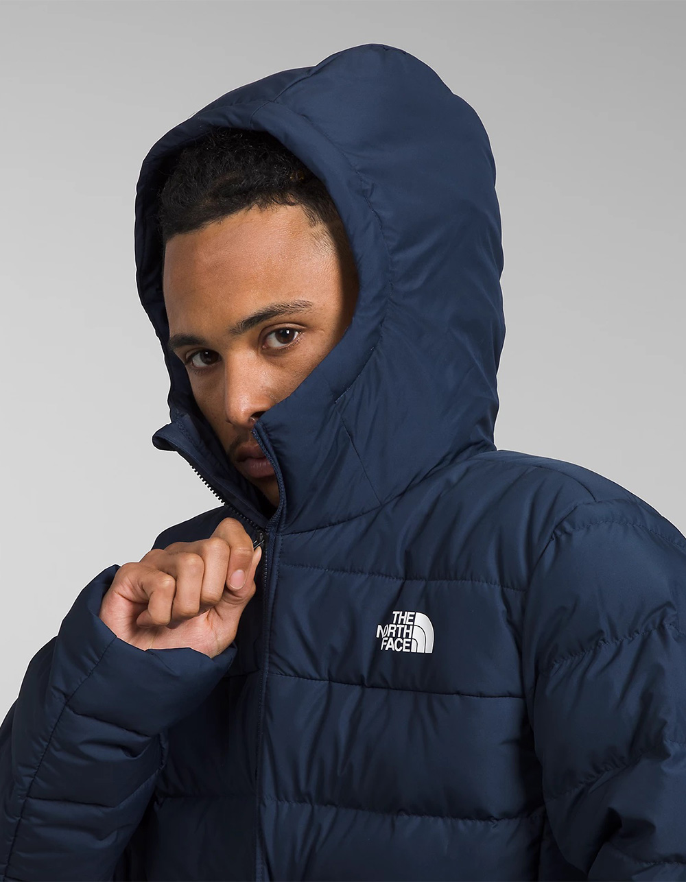 THE NORTH FACE Aconcagua 3 Mens Hooded Puffer Jacket - NAVY | Tillys