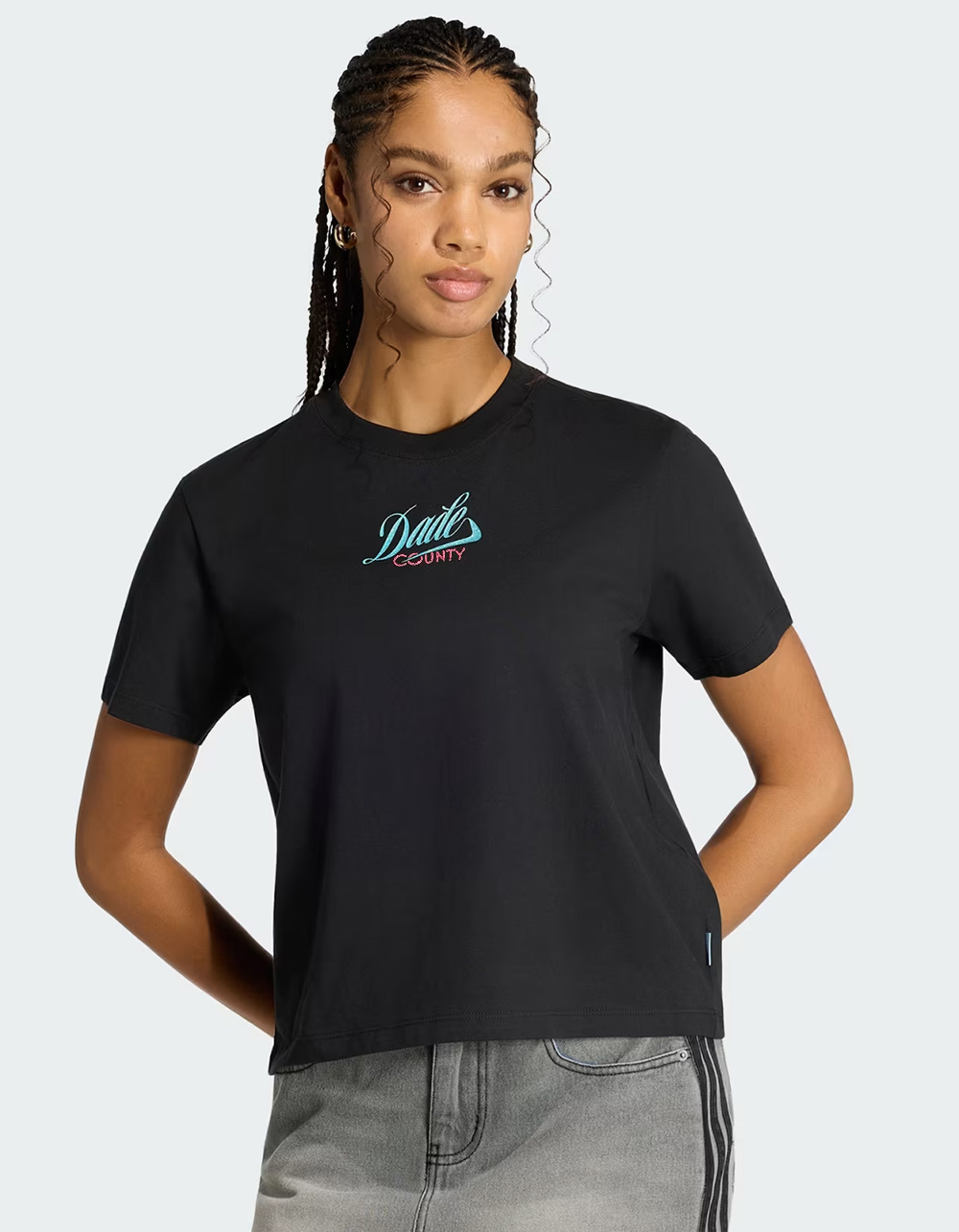 ADIDAS Originals FIFA World Cup 26™ Host City Miami Womens Loose Tee - BLACK