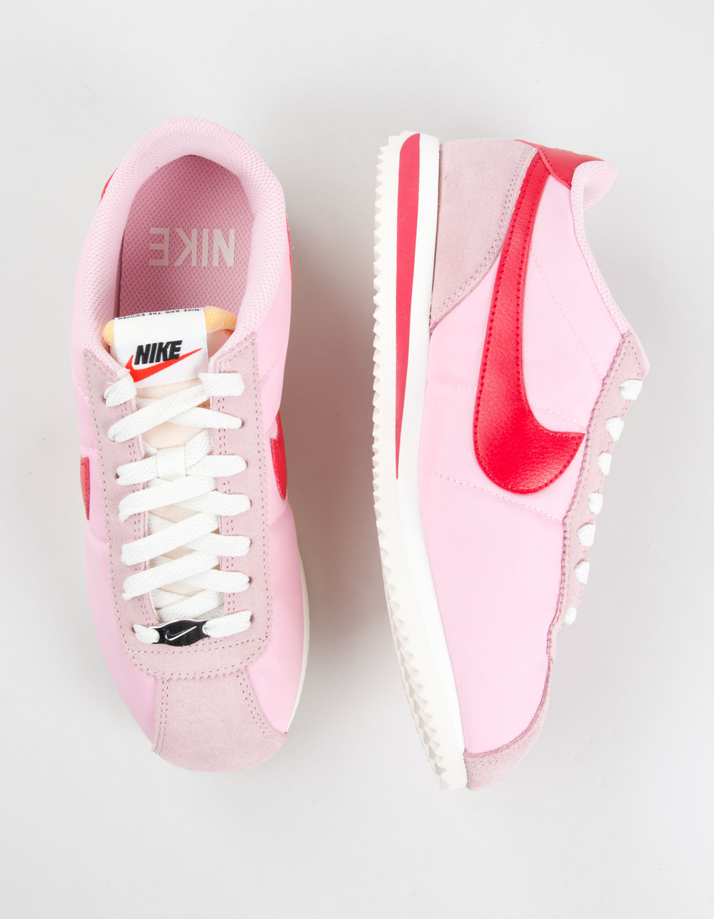 NIKE Cortez Textile Womens Shoes - PINK COMBO