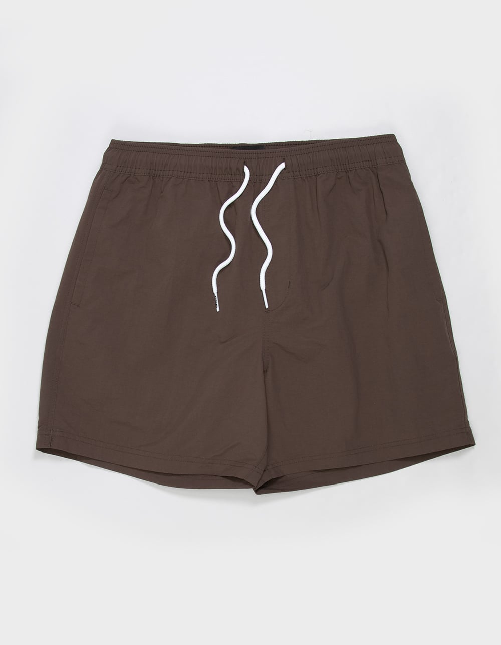 RSQ Mens 6" Nylon Shorts - BROWN